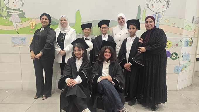 تخريج الفوج الثامن والعشرون في مدرسة المستقبل الابتدائية في جلجولية 
